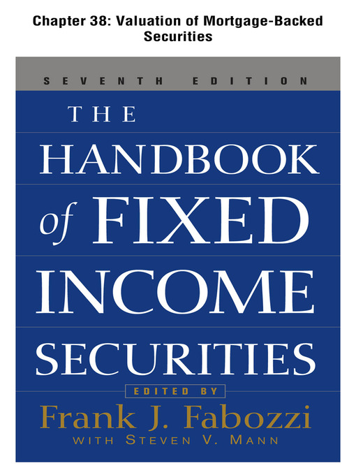 Valuation of MortgageBacked Securities National Library Board